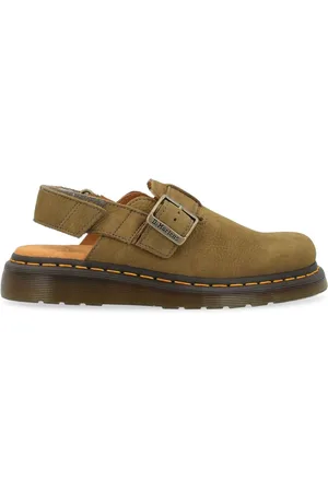 Dr. Martens Sko, Dame, Grøn, 41 EU, Uld, Jorge II Oliven Grøn Ruskindsmules