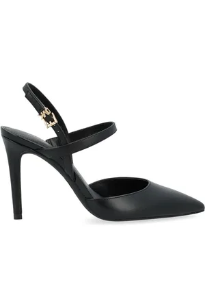 Michael Kors Sko, Dame, Sort, 40 EU, Læder, Sort Læder Ava Flex Højhælet Sandal
