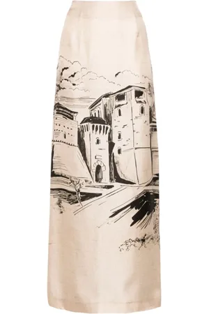 Alberta Ferretti Nederdel, Dame, , XL, Nederdele til Kvinder