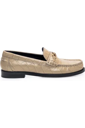 VERSACE Sko, Dame, , 37 1/2 EU, Læder, Kalveskind Loafers