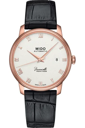 MIDO Tilbehør, Herre, Sort, ONE SIZE, Læder, Uomo - M0274073601300 - Baroncelli Heritage Gent