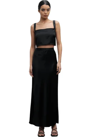 Ahlvar Gallery Top, Dame, Sort, XL, Satin, Viv satin top