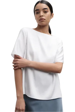 Ahlvar Gallery Top, Dame, Hvid, XS, Yoli silkebluse