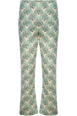 La DoubleJ Bukser, Dame, Grøn, XL, Bomuld, Slim-Leg Capri Bukser