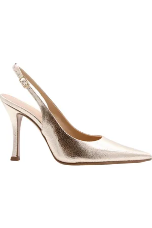 Guglielmo Rotta Sko, Dame, Gul, 40 EU, Uld, Solun Slingback Sko