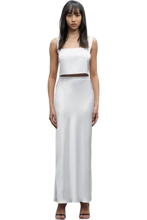 Ahlvar Gallery Top, Dame, Hvid, M, Satin, Viv Satin Top