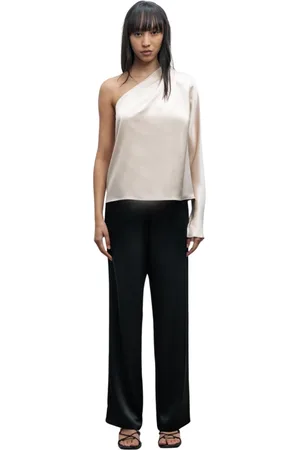 Ahlvar Gallery Bluser & Skjorter, Dame, , L, Satin, Elle satin bluse