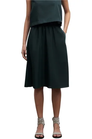 Ahlvar Gallery Nederdel, Dame, Grøn, XS, Polyester, Misaki twill nederdel