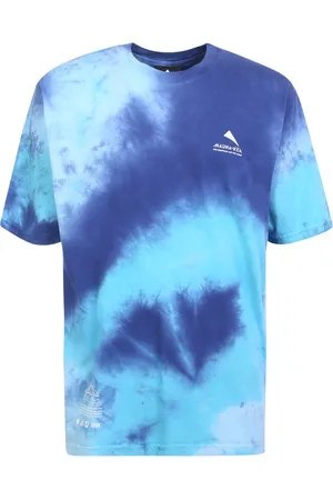 MAUNA KEA Top, Herre, Flerfarvet, S, Bomuld, Grøn Tie Dye Logo T-Shirt