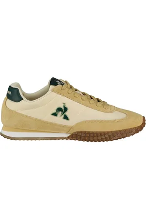 Le Coq Sportif Sko, Herre, Flerfarvet, 45 EU, Beige Casual Tekstil Sneakers til Mænd