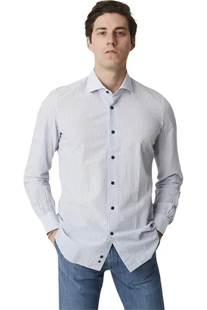 MAZZARELLI Skjorte, Herre, Flerfarvet, XL, Uld, Casual Bluser