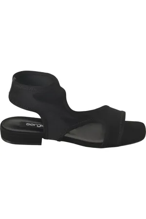 Sergio Rossi Sko, Dame, Sort, 40 EU, Sorte Sandaler til Kvinder