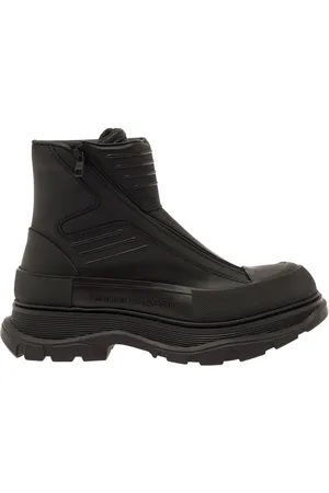Alexander McQueen Sko, Herre, Sort, 41 EU, Sort H.boot Tread Støvler