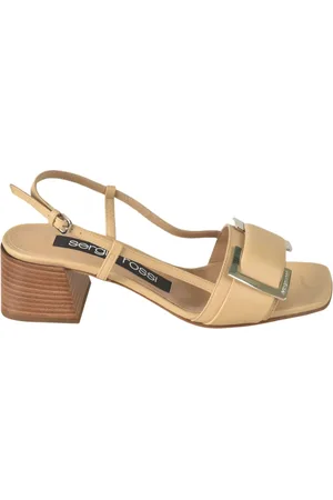 Sergio Rossi Sko, Dame, , 37 1/2 EU, Uld, Stilfulde Sandaler til Kvinder