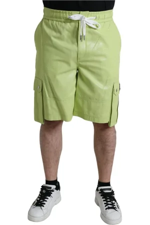 Dolce & Gabbana Shorts, Herre, Grøn, S, Bomuld, Casual Shorts