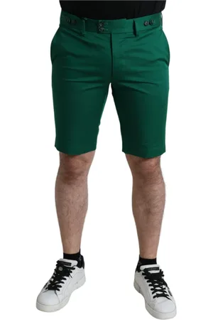 Dolce & Gabbana Shorts, Herre, Grøn, XS, Bomuld, Casual Shorts