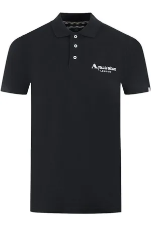 Aquascutum Top, Herre, Sort, S, Bomuld, Polo Bluser