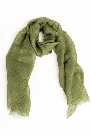 Trussardi Tilbehør, Dame, Grøn, ONE SIZE, Winter Scarves