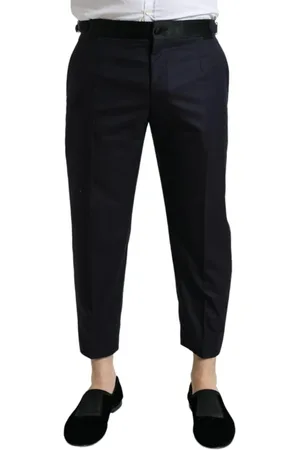 Dolce & Gabbana Bukser, Herre, Blå, 2XL, Uld, Sweatpants