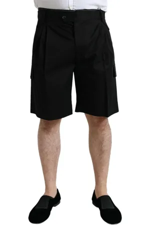 Dolce & Gabbana Shorts, Herre, Sort, XL, Bomuld, Long Shorts