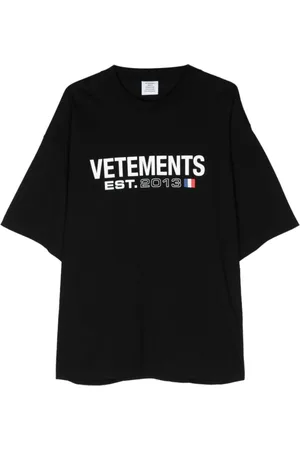 Vetements Top, Dame, Sort, L, Bomuld, T-shirts
