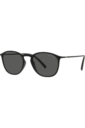 Giorgio Armani Tilbehør, Herre, Sort, 52 MM, Solbriller