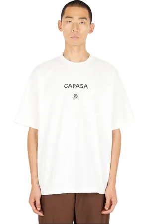 Capasa Milano Top, Herre, Hvid, M, Bomuld, T-shirts