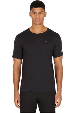Champion Top, Herre, Sort, S, Bomuld, Retro Logo T-shirt