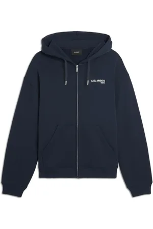 Axel Arigato Sweathshirts & Hoodies, Herre, Blå, S, Bomuld, Mark hættetrøje