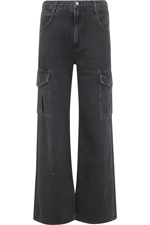 AGOLDE Jeans, Dame, Sort, W29, Uld, Spider Minka Cargo Jeans