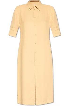 Jil Sander Kjole, Dame, , S, Uld, Kjole med korte ærmer