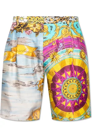 Moschino Shorts, Herre, Flerfarvet, L, Bomuld, Silke shorts