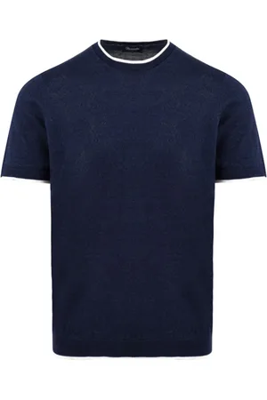 DRUMOHR Top, Herre, Blå, L, Uld, Blå Sweaters