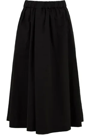 Aspesi Nederdel, Dame, Sort, S, Uld, Midi Skirts