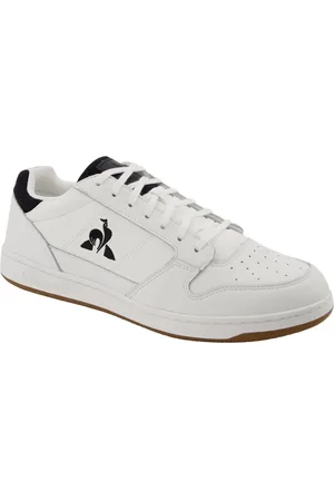 Le Coq Sportif Sko, Herre, Hvid, 41 EU, Læder, Hide afslappede lædersneakers til mænd