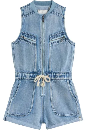 ONE TEASPOON Jumpsuits & Playsuits, Dame, Blå, XS, Bomuld, Playsuits