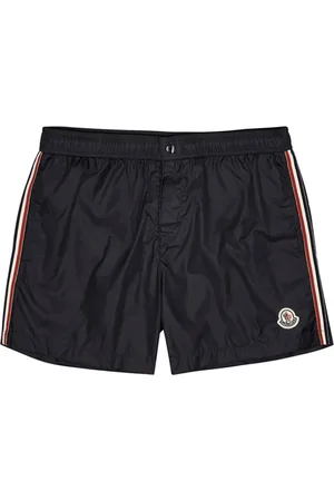 Moncler Badetøj, Herre, Blå, L, Uld, Badeshorts med lommer
