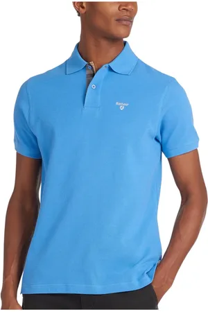 Barbour Top, Herre, Blå, L, Bomuld, Polo Bluser