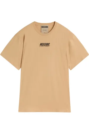 Moschino Top, Herre, , L, Bomuld, Broderet Logo T-Shirt