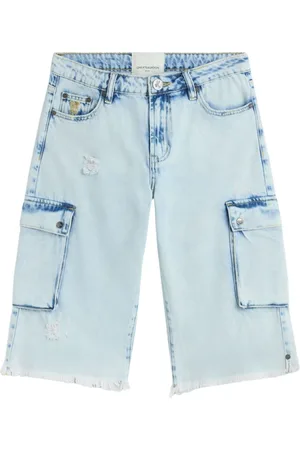 ONE TEASPOON Shorts, Dame, Blå, W27, Denim, Denim Shorts