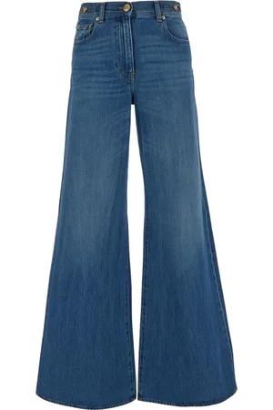 VERSACE Jeans, Dame, Blå, W28, Denim, Flared Jeans