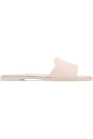 Alexander McQueen Sko, Dame, Lyserød, 37 EU, Læder, Pastel Læder Tøfler