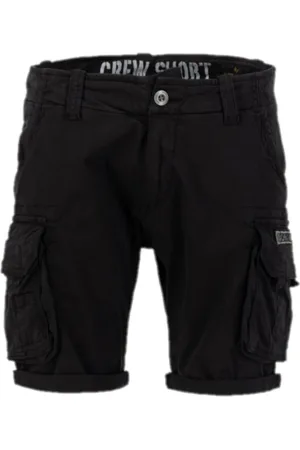 Alpha Industries Shorts, Herre, Sort, W29, Bomuld, Bukser