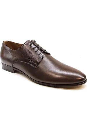 Lottusse Sko, Herre, Brun, 41 1/2 EU, Læder, Retro Brun-Mokka Læder Blucher Sko