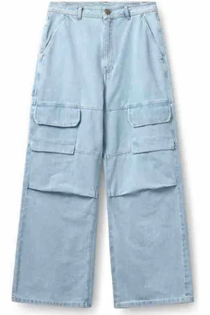H2OFagerholt Jeans, Dame, Blå, 2XS, Bomuld, classic box jeans