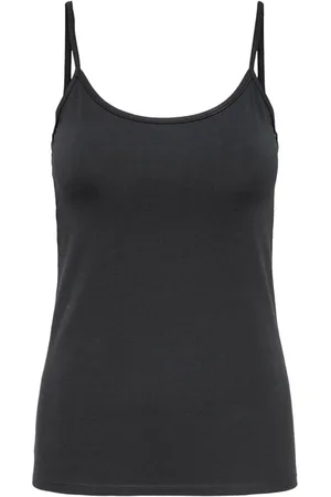 ONLY Top, Dame, Sort, L, Uld, Ærmeløs Top