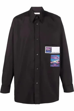 VALENTINO Skjorte, Herre, Sort, 3XS, Bomuld, Bluser