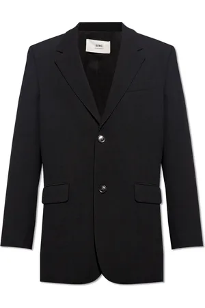 Ami Jakke, Herre, Sort, M, Uld, Uldblazer