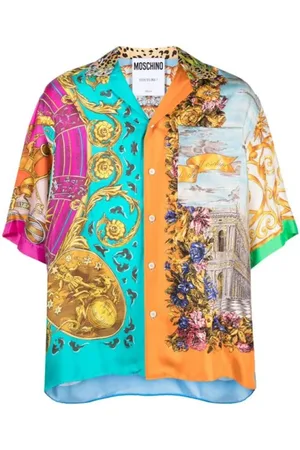 Moschino Skjorte, Herre, Flerfarvet, L, Uld, Bluser