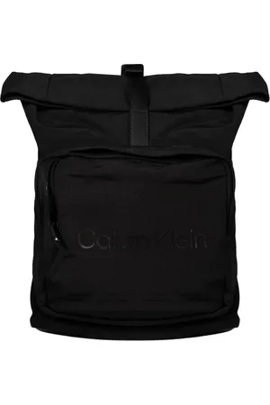 Calvin Klein Taske, Herre, Sort, ONE SIZE, Uld, Stilfuld rygsæk med laptoprum